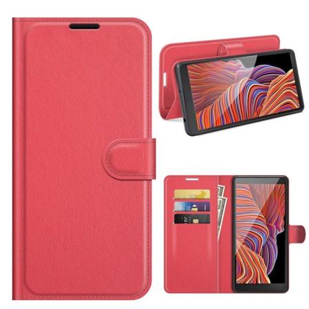 Classic Samsung Galaxy XCover 5 Flip etui - Rød Red