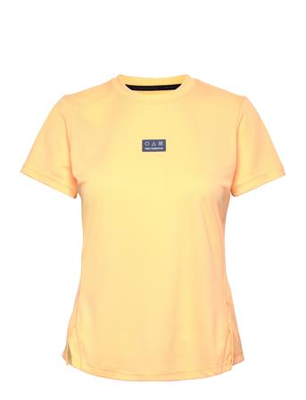 Impact Run At N-Vent Tee T-shirts & Tops Short-sleeved Gul New Balance*Betinget Tilbud
