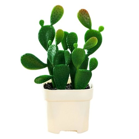IC Kunstig Kaktus Bonsai Kunstige Tropiske Planter Kreative Dekorationer