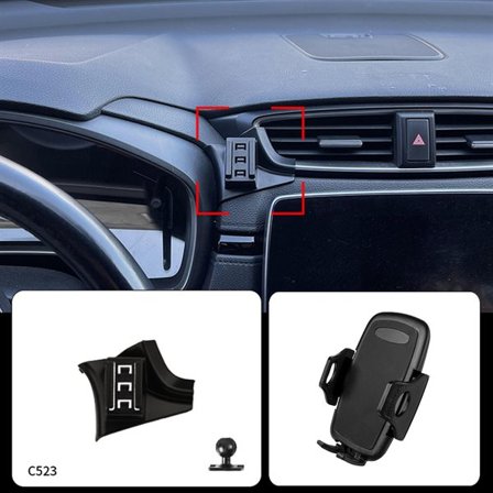 Puhelinteline Honda Civic 2022–2023 – vasemman puolen asennus ilman porausta