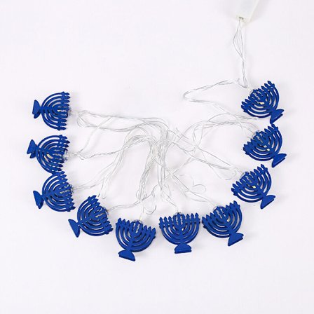 |NN| LED-valosarja Candlemas-koriste värikkäät lamput paristokäyttöiset mallit, kynttelikkö 9 (tähtikuvio), (3m)