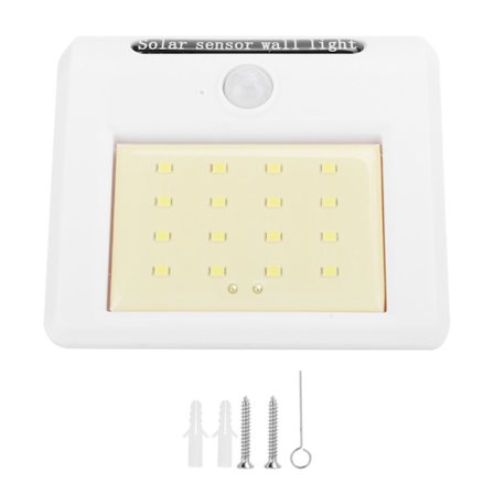 16 LED 2 in 1 aurinkokennovalaisin sisäpihalle, jossa on ihmiskehon ja infrapuna-liiketunnistin