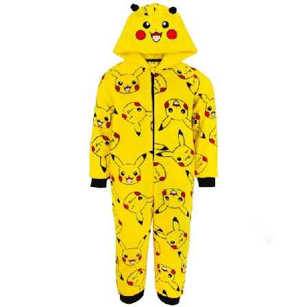 Pokemon Barn/Barn Pikachu All-In-One Nattkläder 7-8 År Y
