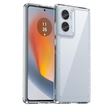 Motorola Edge 50 Fusion - Transparent Premium 2mm Mjuk Skal