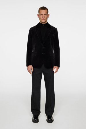 J.Lindeberg - Lenny S Velvet Blazer - Black - Man - 52R