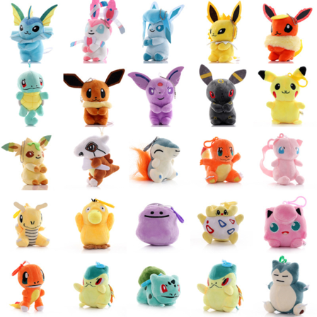 Mub- Tegneserie Anime Plysj Dukker Pokemoned Pikachu Bulbasaur Squirtle Charmander Kawaii Plysj Leker Grab Dukker Til Gaver as picture8 contact us 20-
