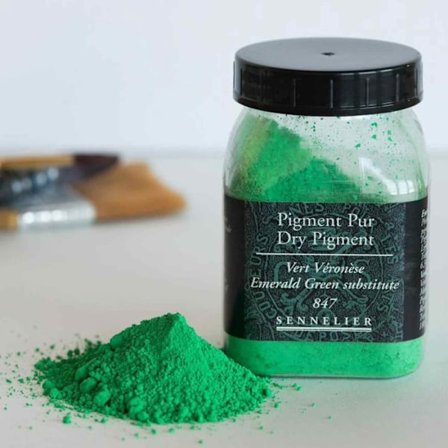 Pigment för färgskapande - 180 g burk - Veronese grön
