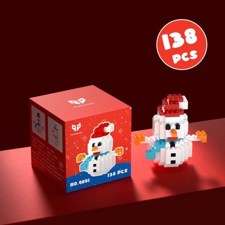 Santa Claus Building Blocks Action Figures Model 3 3