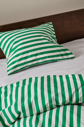 Jotex - Putevar Smaragdgrønn/hvit - KAYO - Kjøp Putevar hos Jotex