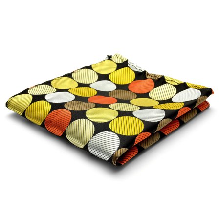 Retro Pilkullinen Taskuliina Silkkiä miehille - Kuviolliset Taskuliinat