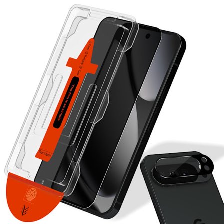 1-PACK Google Pixel 10 Pro Privacy Skærmbeskytter & 1-PACK linsebeskytter - Hærdet Glas | [Automatisk Installation] - Boblefri