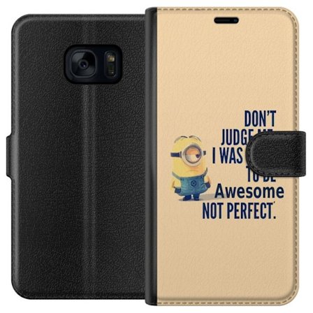 Kompatibelt Plånboksfodral till Samsung Samsung Galaxy S7 Minions
