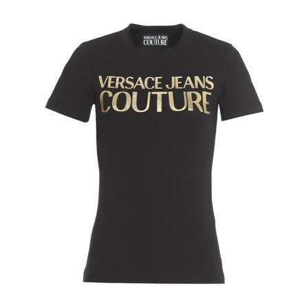 Versace Jeans Couture, T-shirt Zwart, Dames, Maat:M