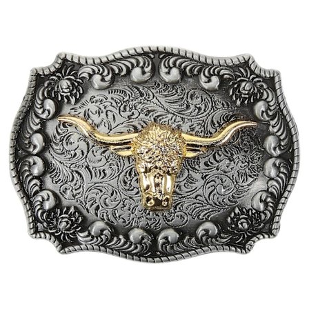 Belte Spenne Herre Dress Belte Spenne Okse Mønster Bukser Vestlig Belte Spenne Belte Tilbehør