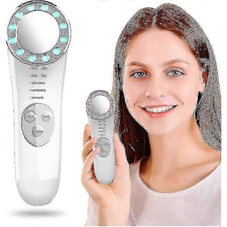 Anti-rynk Anti-aging Ansiktsmassageapparat, ultraljudsmassage