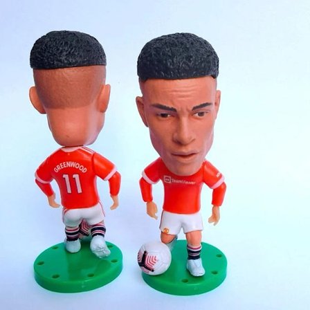Fotballspiller-minifigurer Realistiske spark og nøyaktige detaljer