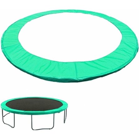 Kantbeskyttelse for trampoline, fjærbeskyttelse ø244cm - Grønn