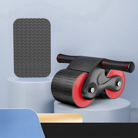 Abdominal Kit Rebound Smart Core Trainer Ab Roller Wheel med telefonhållare