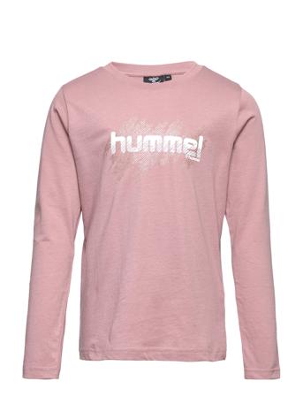 Hmlasta T-Shirt L/S T-shirts Long-sleeved T-shirts Rosa Hummel