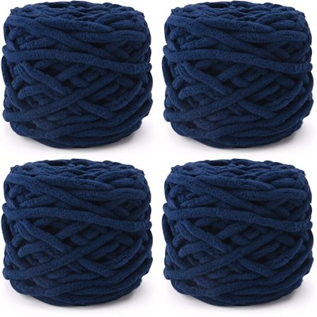 Garn 4xGarn för virkning, mjukt tjockt garn för garnprojekt-LP-