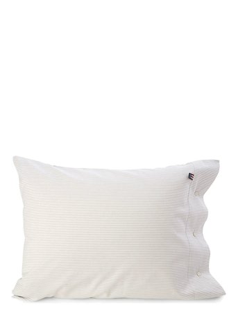 Lexington Home Pin Point Gray/White Pillowcase - White - 50X90