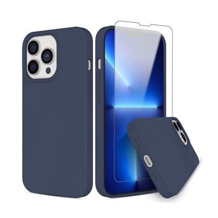 iPhone 13 Pro Max Liquid Silicone Case Midnight Blue