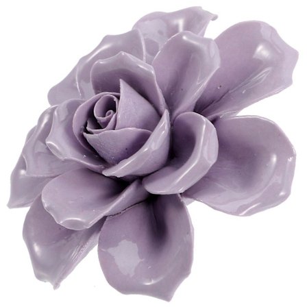 Keramisk Blomst Vægophæng 3D Rose Ornament Væg Baggrund Mural Hængende Dekor