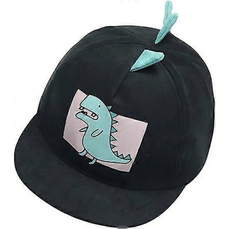 Baby Pojke Hattar Mjuk Bomull Dinosaurie Solhatt Skärm Keps Solhatt Basker Barn Blå Truckerkeps