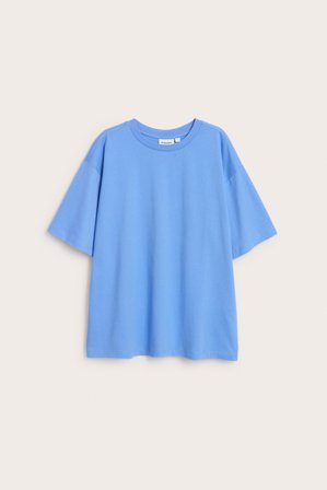 Kappahl | T-shirt oversize Niebieski XL | Niebieski