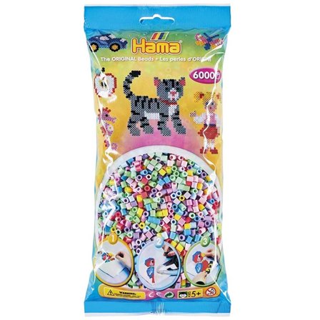 Hama Midi Perler 6000 stk Mix 50 Pastel