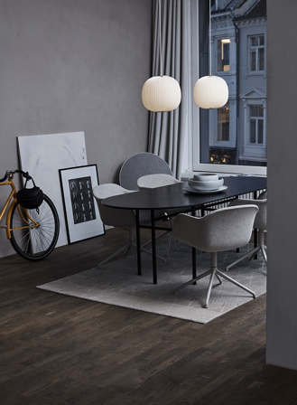 Lamella 3 taklampe - hvit/gull