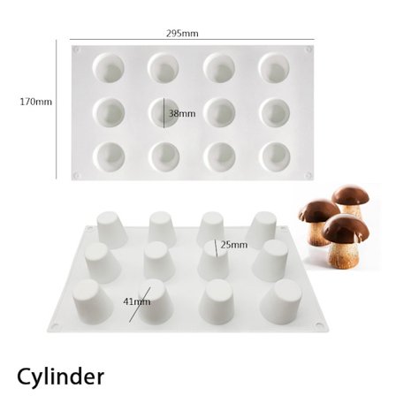 Mushroom Silikon Mousse Tårtform Form Form Tårta