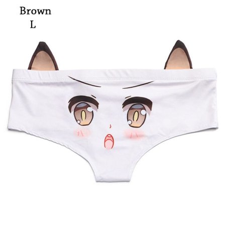 Trosor för kvinnor Dam Underkläder BROWN LL