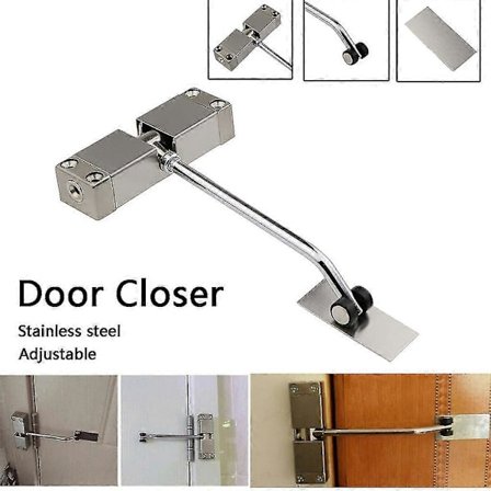 Säädettävä automaattinen vahvuusjousi oven suljin sarana paloluokiteltu ovikanava