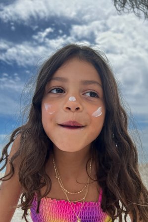 KIDS by NA-KD Smocked Bikini Top - Badetøj børn - Multicolor - 98/104