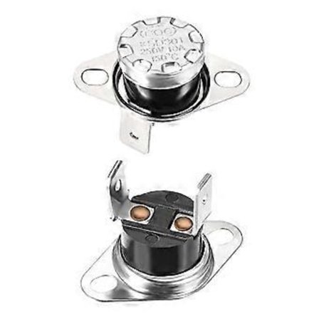 KSD301 Termostat 150°C/302°F 10A N.C Temperaturströmbrytare med snäpplatta för mikrovågsugn, ugn, kaffemaskin, 2-pack 2025