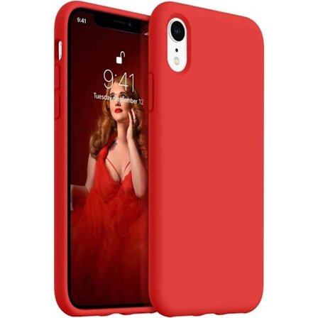 Gummibelagt Stöttåligt Skal iPhone XR - Röd