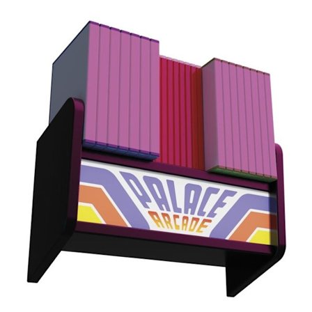 Stranger Things -pelihallilamppu LED-valolla ja retrodesignilla