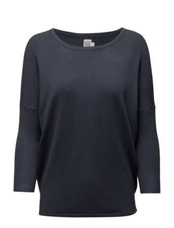 A2561, Milasz R-Neck Pullover Pullover Blå Saint Tropez*Betinget Tilbud