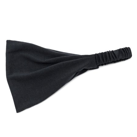 3 stk. ensfarvede hårbånd SORT