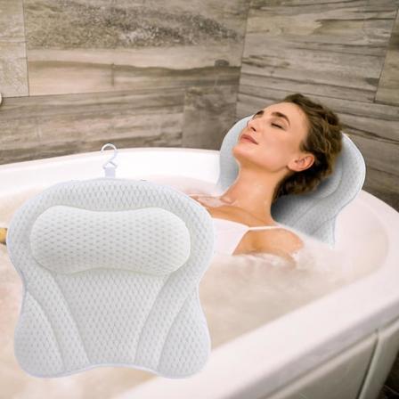 Badepude Anti-Skrid Sikkerhedssugkopper 4D Mesh Blød Spa Kar Valentine
