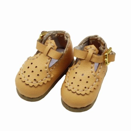 1 par dukkesko T-formede spændesko GUL