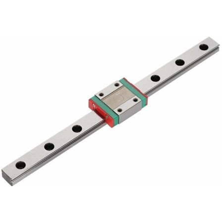 Lineær Skinne - Lineær Føringskinne Miniatur Lineær Føringskinne LML12B 12mm Bredde Glideblok 1 Styk (200mm)