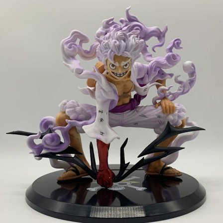 Luffy Anime One Piece Figur Luffy Gear 5 Action Figurer Anime One Piece Statue Monkey D. Luffy Pvc Model Legetøjsgave til Kæreste