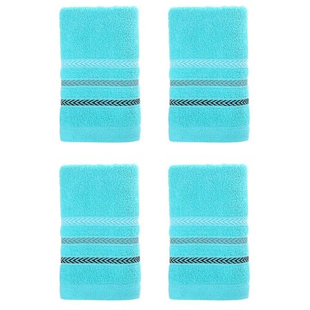 4 stycken handdukar i ren bomull för hushållsbruk, förtjockade och absorberande, handdukar i ren bomull för vuxna, hushållsbruk