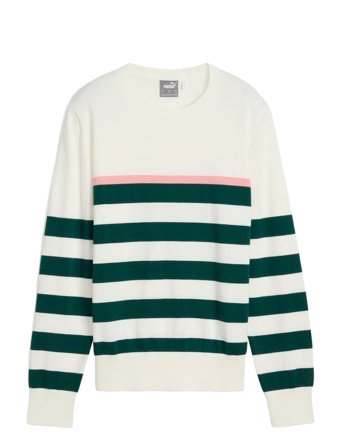 W Resort Stripe Sweater Patterned PUMA Golf