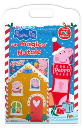 Un magico Natale. Activity con gadget. Peppa Pig. Con adesivi. Ediz. a colori. Con casetta di Natale con sorprese