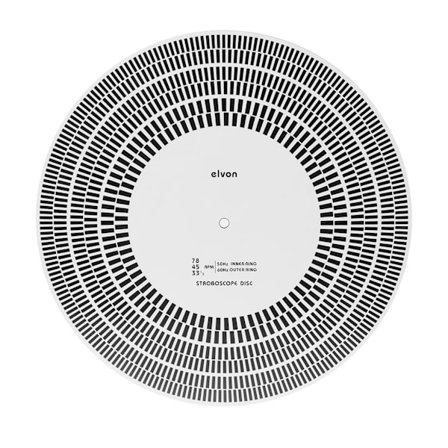 Dubbelsidig varvräknare Skivspelare Kalibrering Strobe Disc Plastmaterial