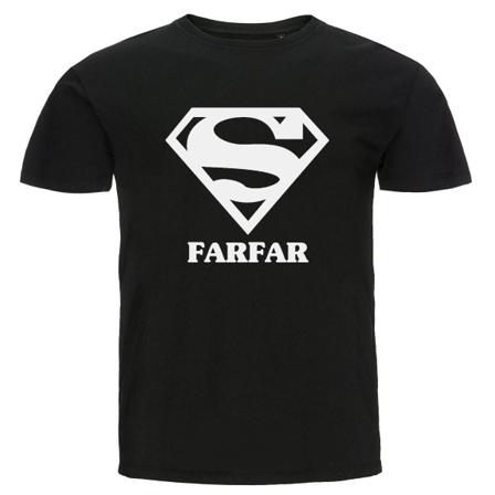 T-shirt - Super Farfar Black Storlek Xl