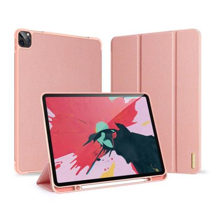 Ipad Pro 12.9 2018/2020/2021 Dux Ducis Domo Series Tri-fold Fodr Roséguld